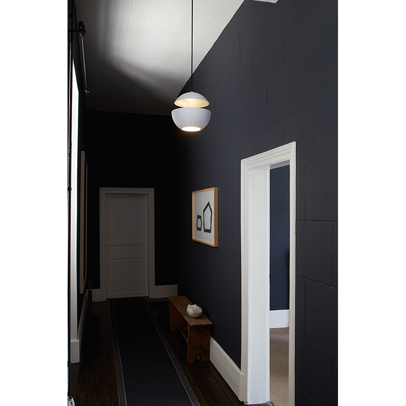 Suspension HERE COMES THE SUN 250 Noir & blanc DCW EDITIONS