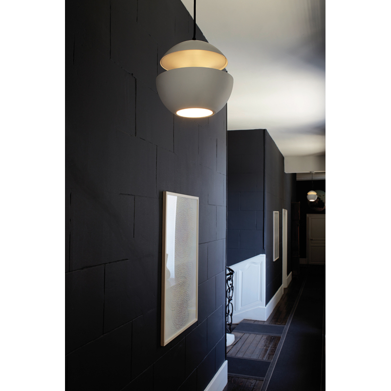 Suspension HERE COMES THE SUN 250 Noir & blanc DCW EDITIONS