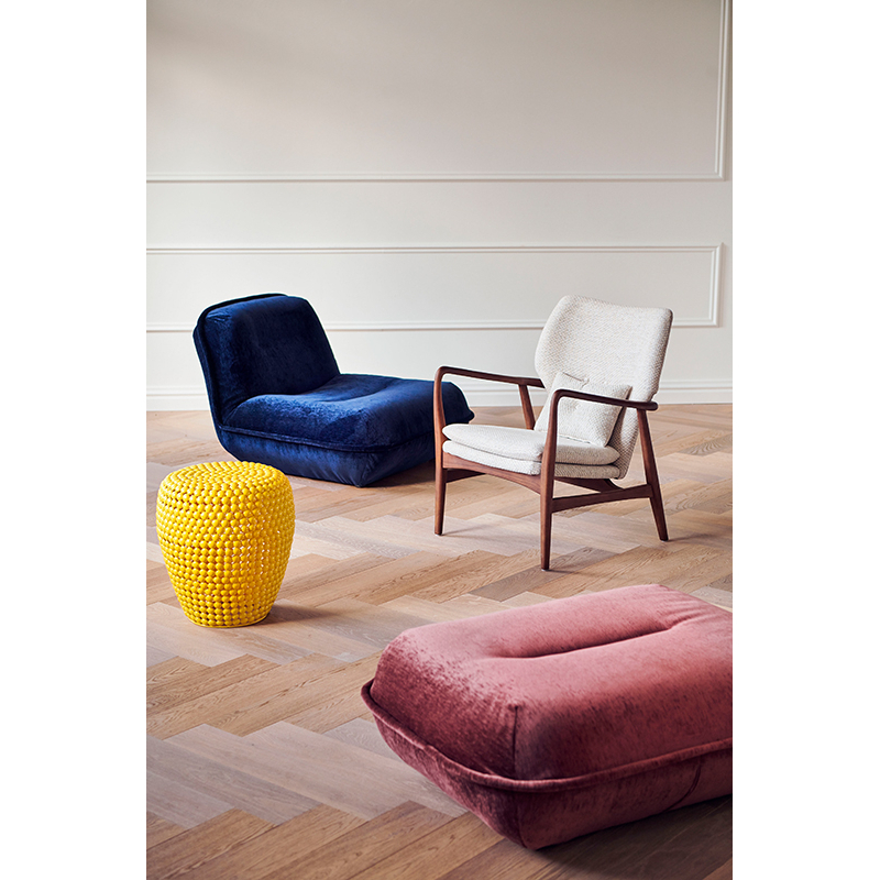 Fauteuil PEGGY Rough gris/ frêne POLS POTTEN