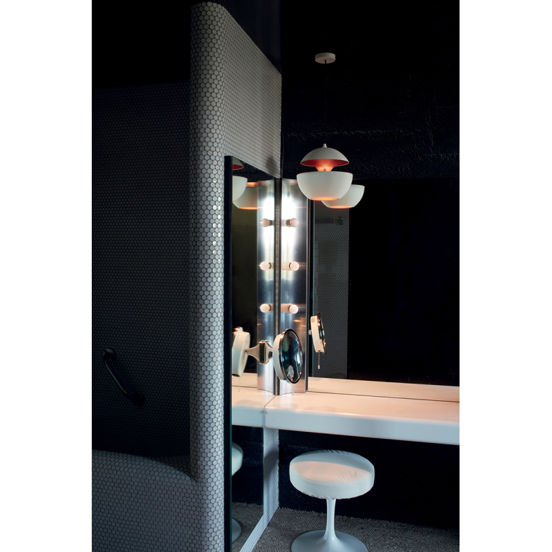 Suspension HERE COMES THE SUN 350 Blanc & cuivre DCW EDITIONS