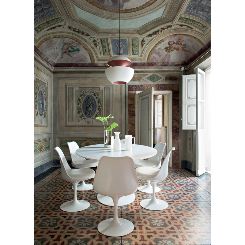 Suspension HERE COMES THE SUN 450 Noir & cuivre DCW EDITIONS