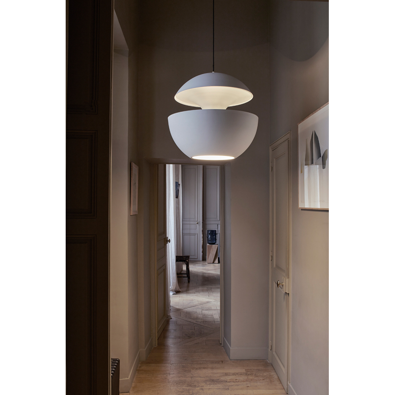 Suspension HERE COMES THE SUN 450 Noir & cuivre DCW EDITIONS