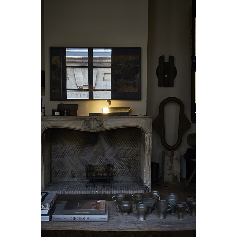 Lampe à poser ISP TABLE Marbre blanc DCW EDITIONS