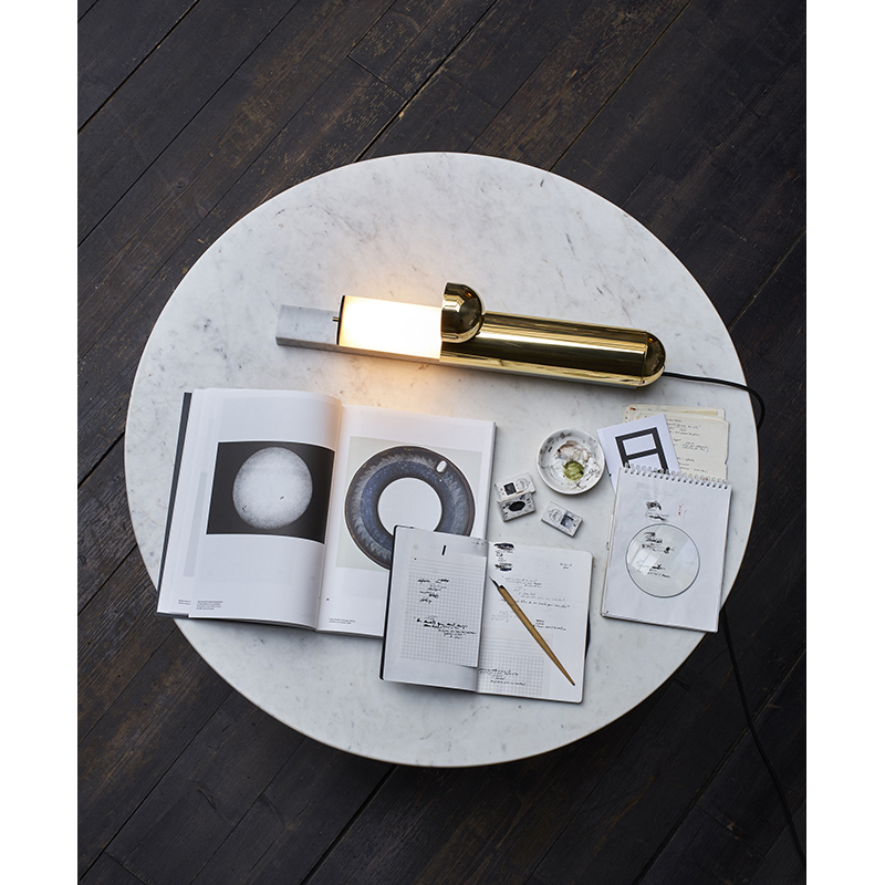 Lampe à poser ISP TABLE Marbre blanc DCW EDITIONS