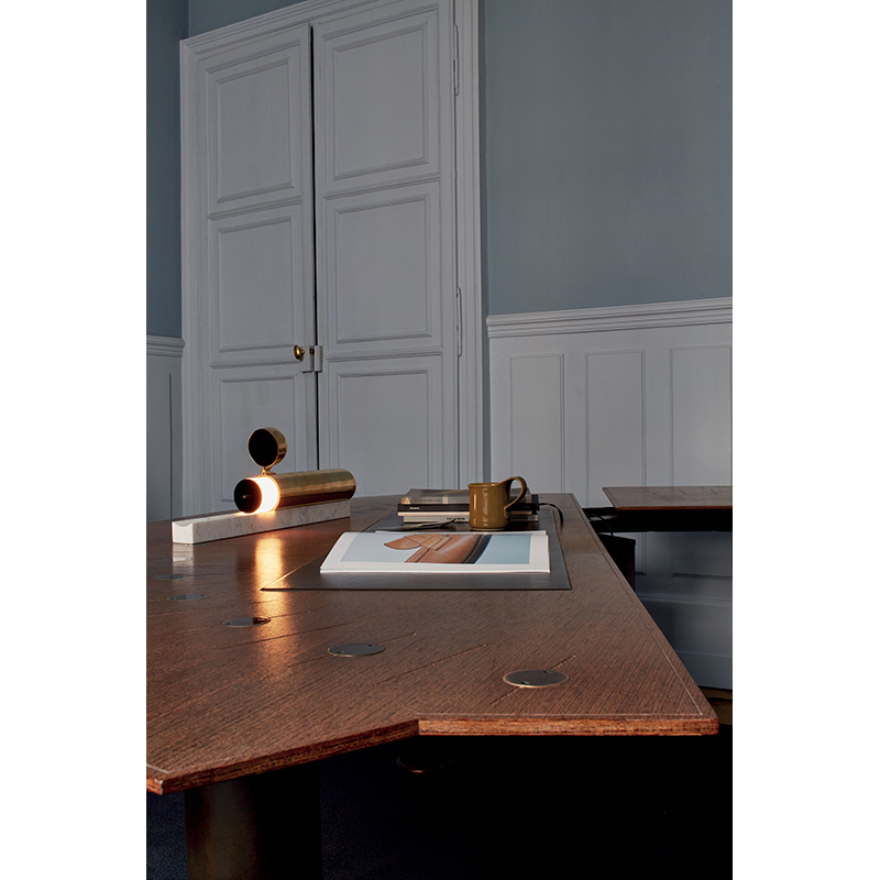 Lampe à poser ISP TABLE Marbre blanc DCW EDITIONS