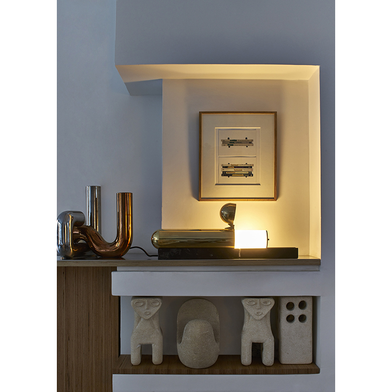 Lampe à poser ISP TABLE Marbre blanc DCW EDITIONS