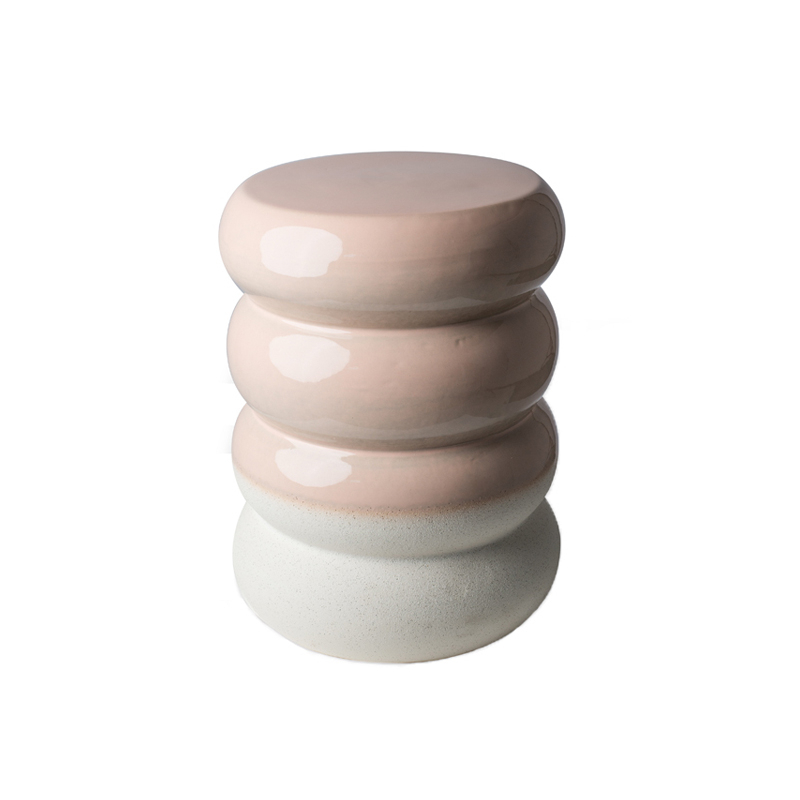 Table d'appoint guéridon CHUBBY Rose clair POLS POTTEN