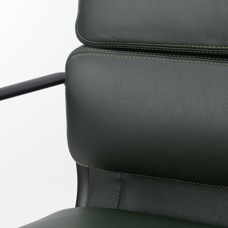 Fauteuil de bureau SOFT PAD EA 217 Cuir Premium F Jade VITRA