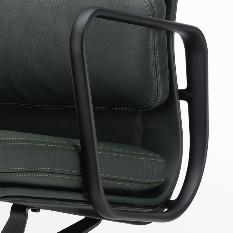 Fauteuil de bureau SOFT PAD EA 217 Cuir Premium F Jade VITRA