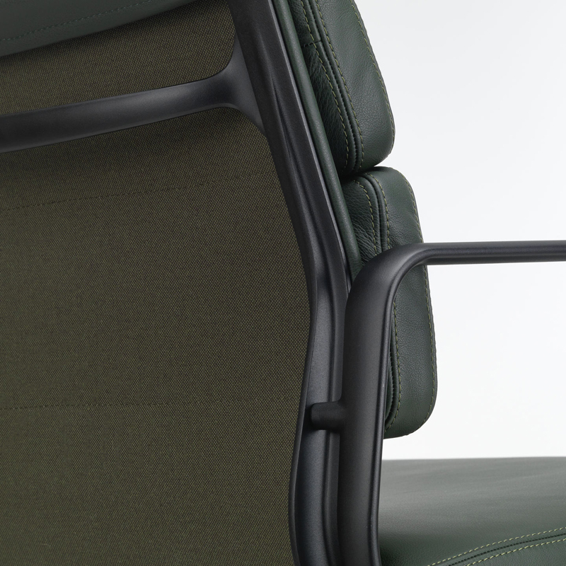 Fauteuil de bureau SOFT PAD EA 217 Cuir Premium F Jade VITRA