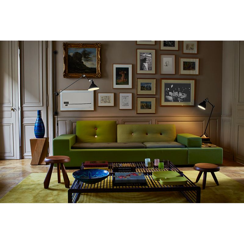 Applique GRAS N°214 Noir/ intérieur cuivre DCW EDITIONS