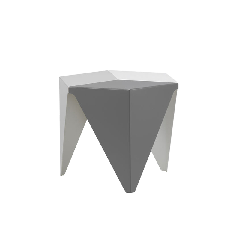 Table d'appoint guéridon PRISMATIC Gris clair 3 tons VITRA
