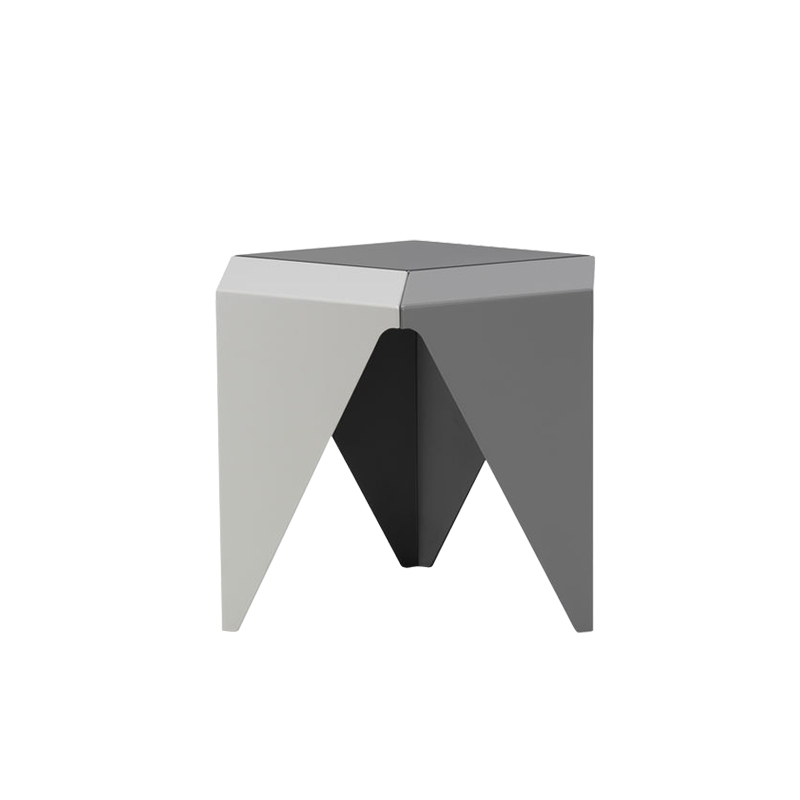 Table d'appoint guéridon PRISMATIC Gris 3 tons VITRA