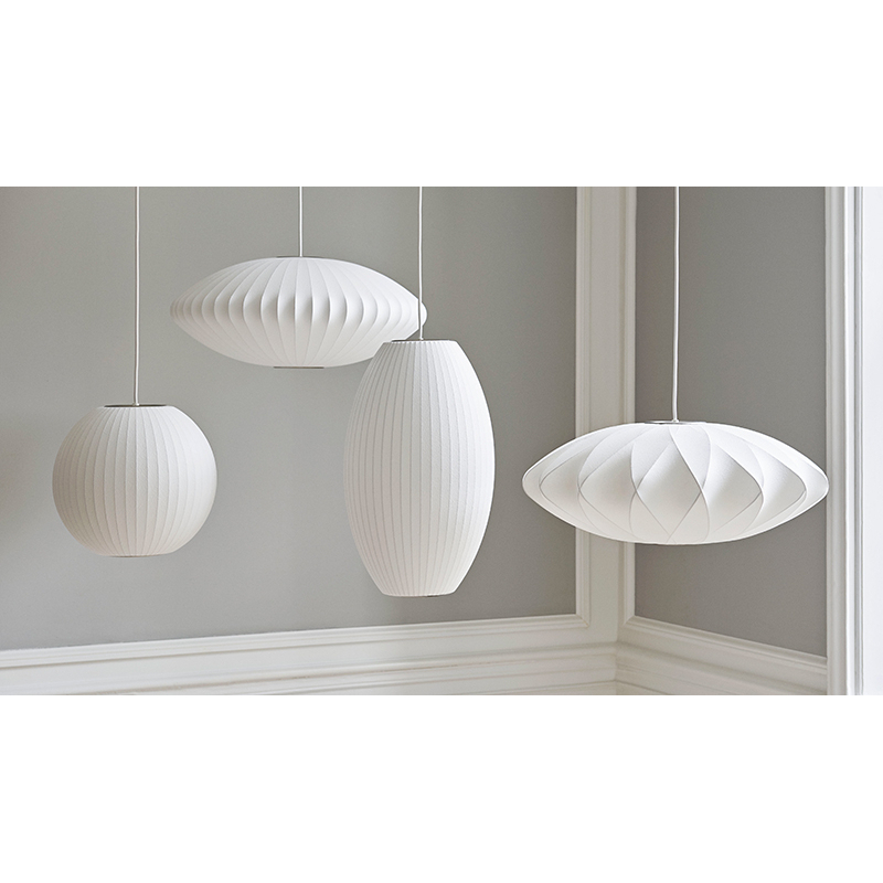 Suspension NELSON SAUCER CRISSCROSS BUBBLE Blanc cassé HAY