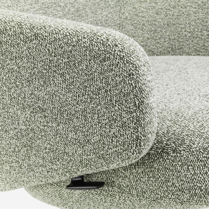 Fauteuil GRAND REPOS & PANCHINA Nubia 09 ivoire/forêt VITRA