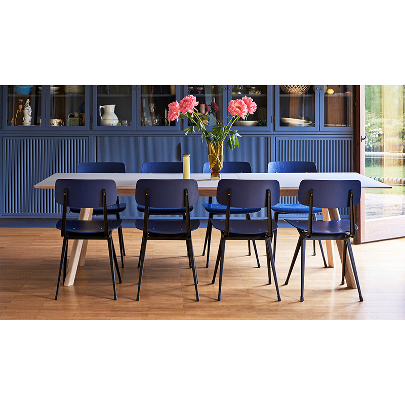 Table CPH 30 EXTENDABLE Stratifié blanc/ chêne vernis à base d'eau HAY
