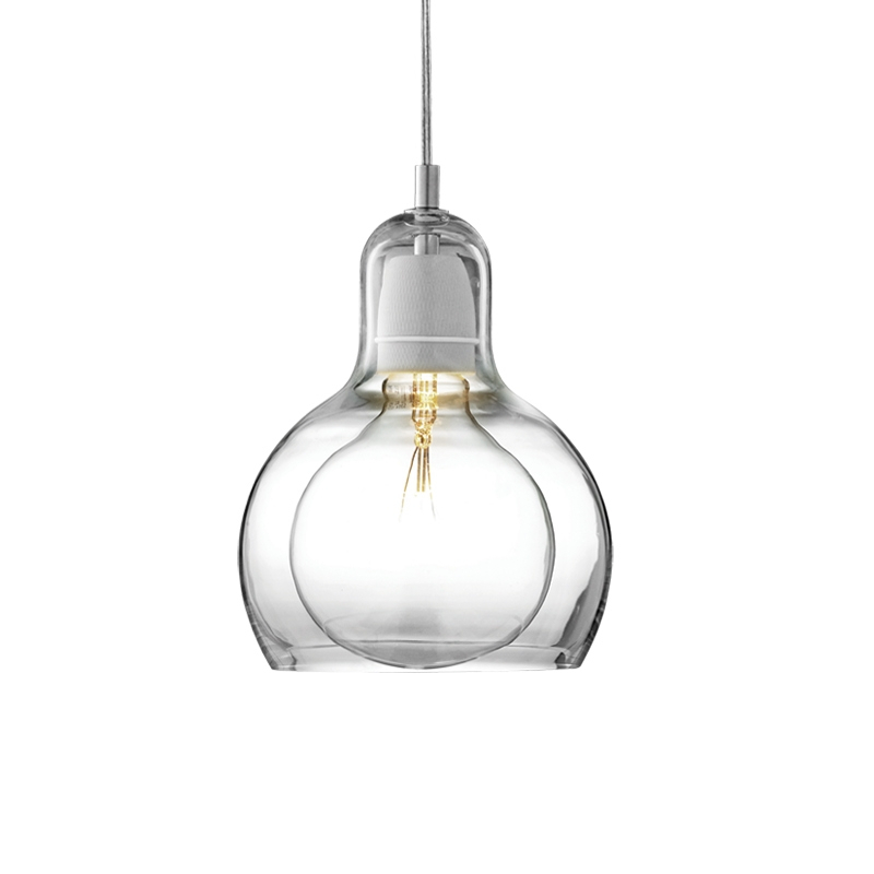 Suspension MEGA BULB SR2 Cordon transparent AND TRADITION