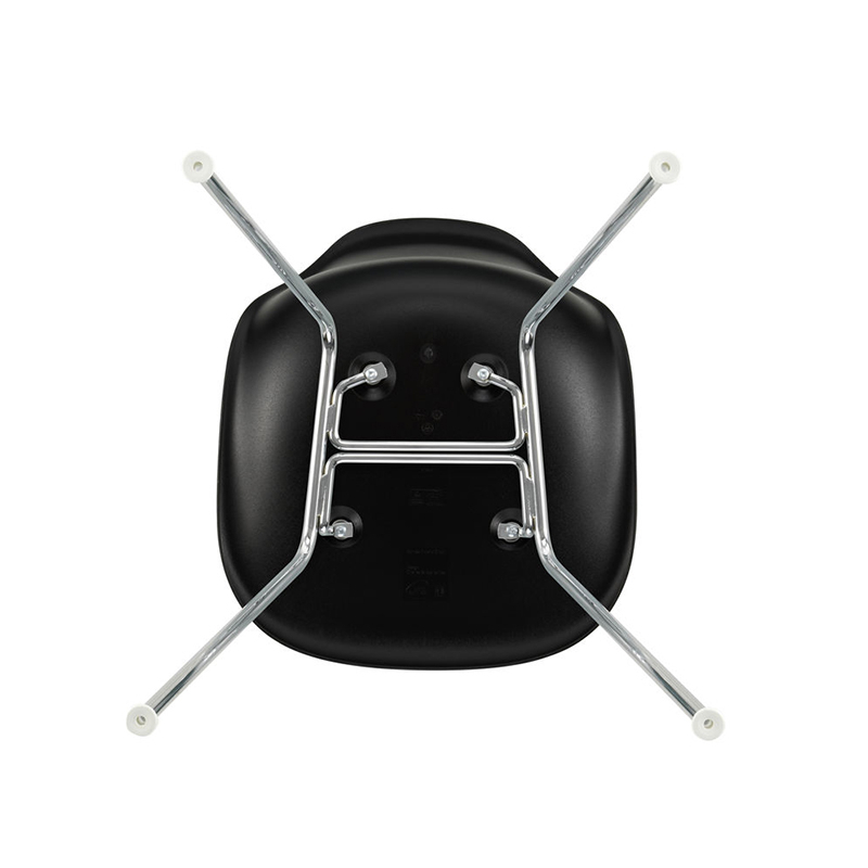 Chaise EAMES PLASTIC CHAIR DSX Noir RE VITRA