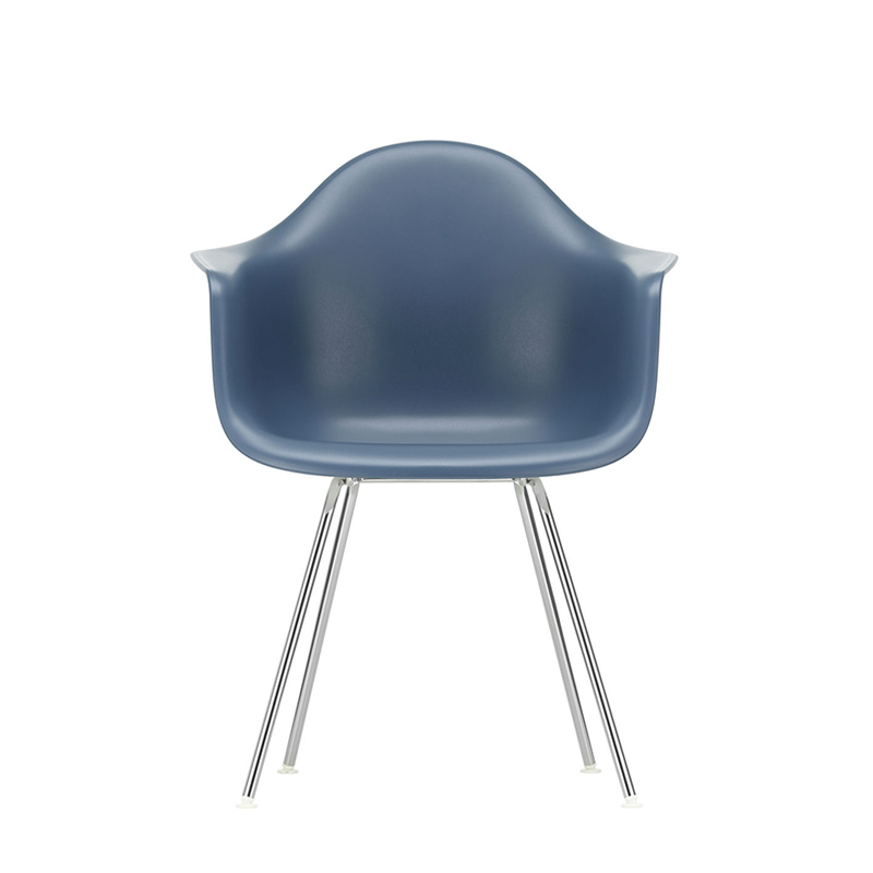 Chaise EAMES PLASTIC ARMCHAIR DAX Bleu de mer RE VITRA