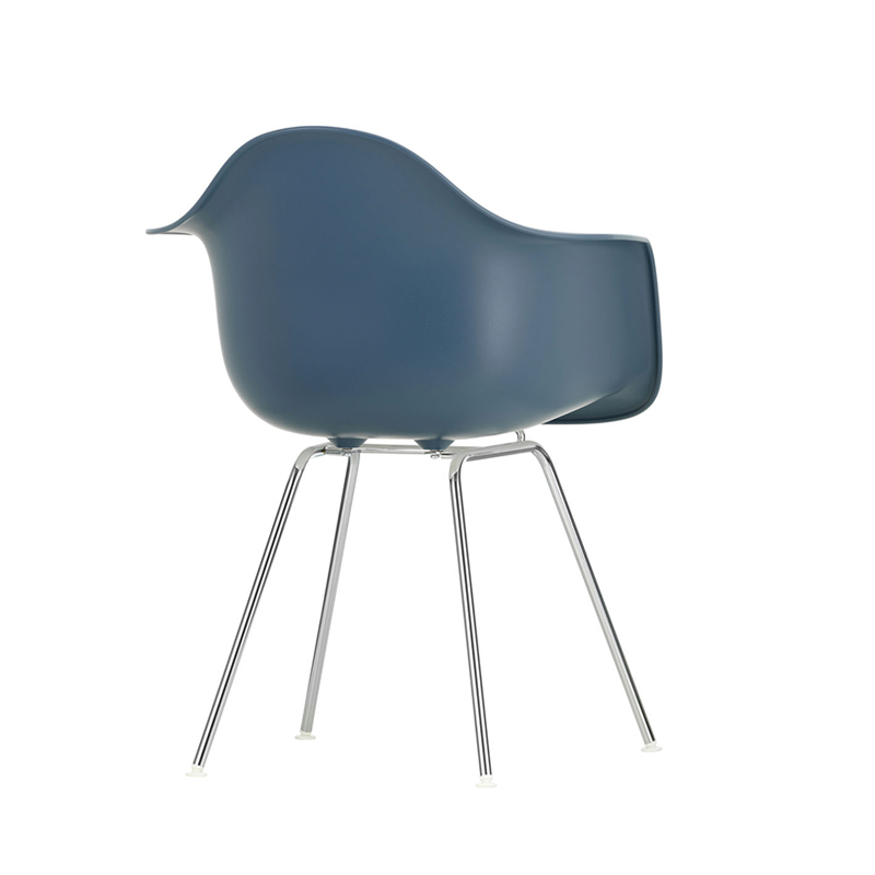 Chaise EAMES PLASTIC ARMCHAIR DAX Bleu de mer RE VITRA