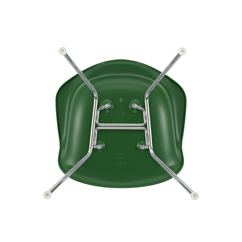 Chaise EAMES PLASTIC ARMCHAIR DAX Vert émeraude RE VITRA