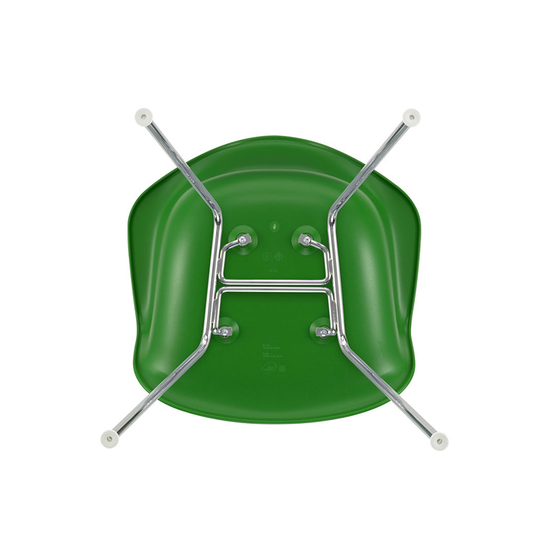 Chaise EAMES PLASTIC ARMCHAIR DAX Vert émeraude RE VITRA