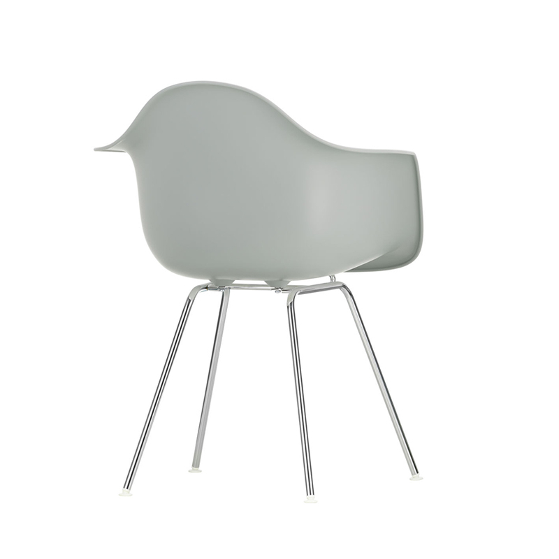 Chaise EAMES PLASTIC ARMCHAIR DAX Gris clair RE VITRA