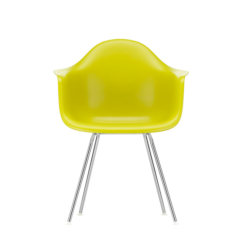 Chaise EAMES PLASTIC ARMCHAIR DAX Moutarde RE VITRA