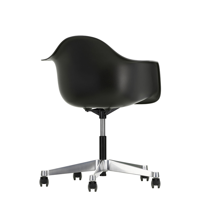 Fauteuil de bureau EAMES PLASTIC ARMCHAIR PACC Noir RE VITRA