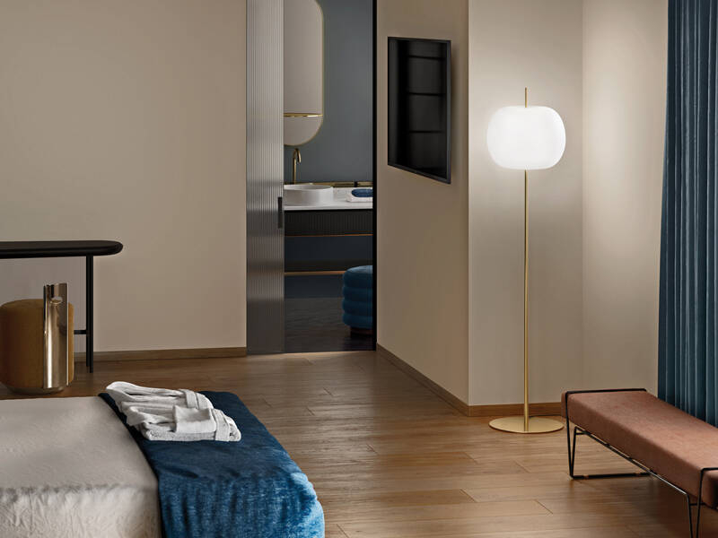 Lampadaire KUSHI XL Cuivre KDLN