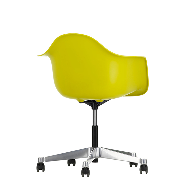 Fauteuil de bureau EAMES PLASTIC ARMCHAIR PACC Moutarde RE VITRA