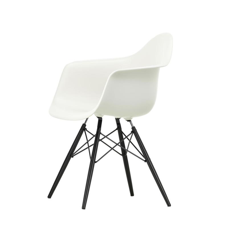 Chaise EAMES PLASTIC ARMCHAIR DAW Blanc VITRA