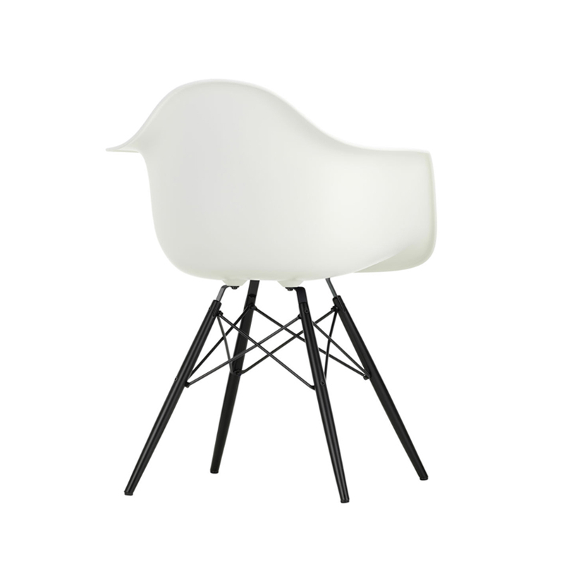 Chaise EAMES PLASTIC ARMCHAIR DAW Blanc VITRA