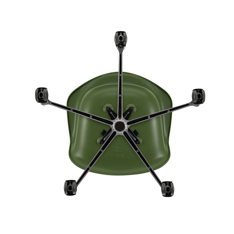 Fauteuil de bureau EAMES PLASTIC ARMCHAIR PACC Forêt RE VITRA