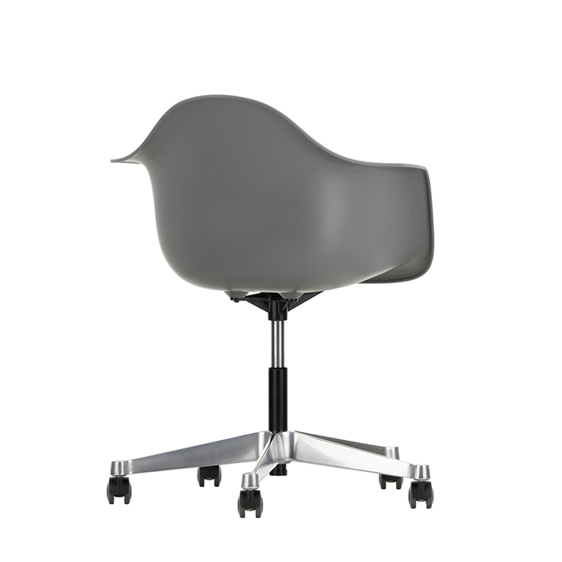 Fauteuil de bureau EAMES PLASTIC ARMCHAIR PACC Gris granit RE VITRA