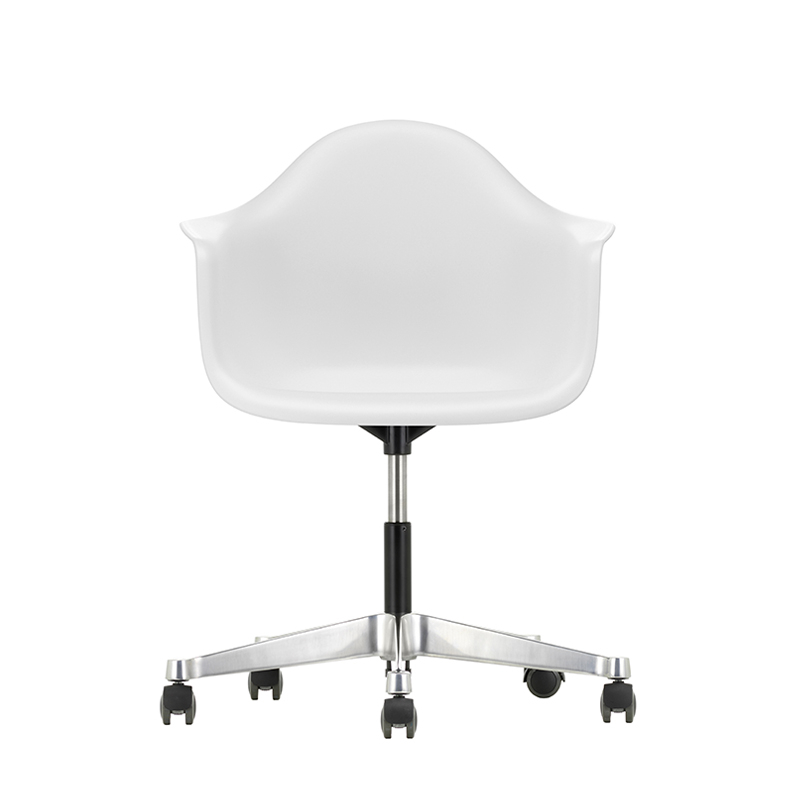 Fauteuil de bureau EAMES PLASTIC ARMCHAIR PACC Cotton white RE VITRA