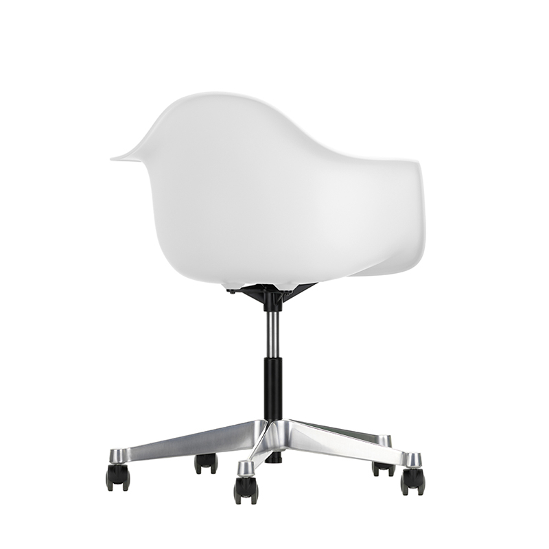 Fauteuil de bureau EAMES PLASTIC ARMCHAIR PACC Cotton white RE VITRA