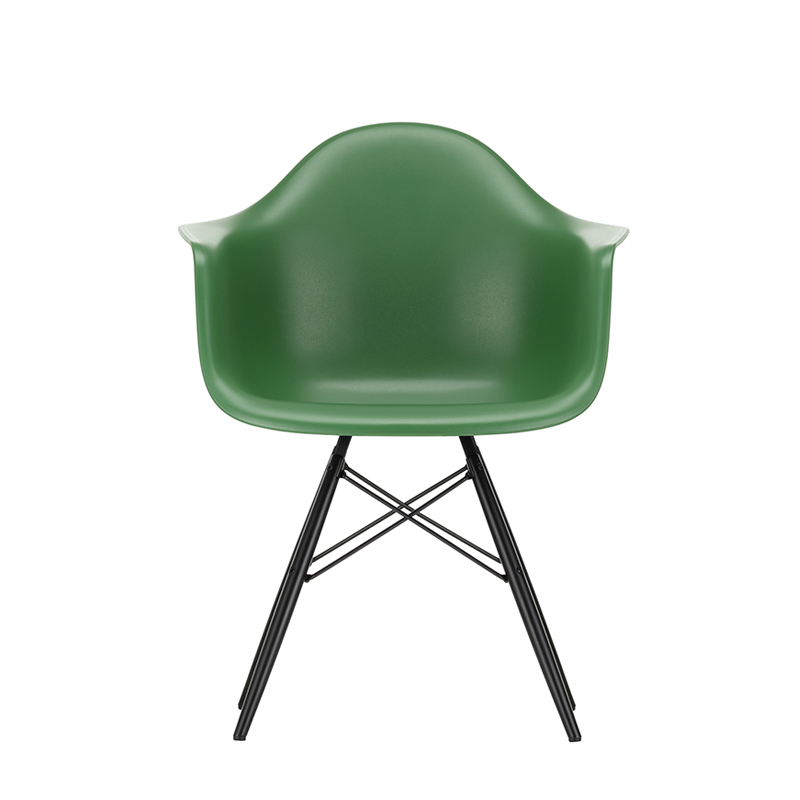 Chaise EAMES PLASTIC ARMCHAIR DAW Vert émeraude RE VITRA