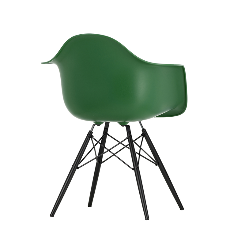 Chaise EAMES PLASTIC ARMCHAIR DAW Vert émeraude RE VITRA