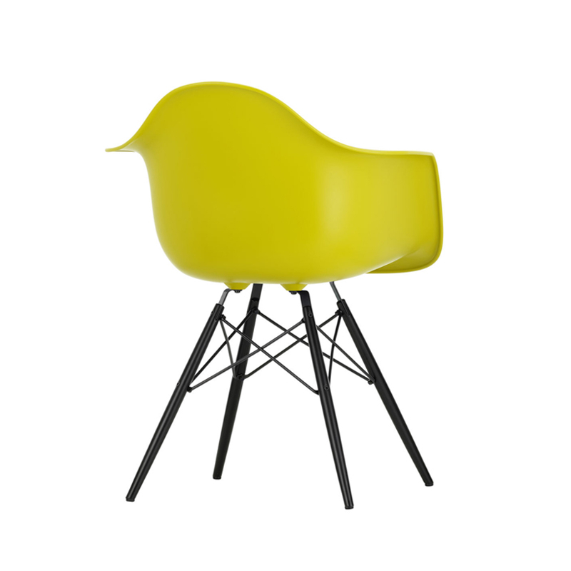 Chaise EAMES PLASTIC ARMCHAIR DAW Moutarde RE VITRA