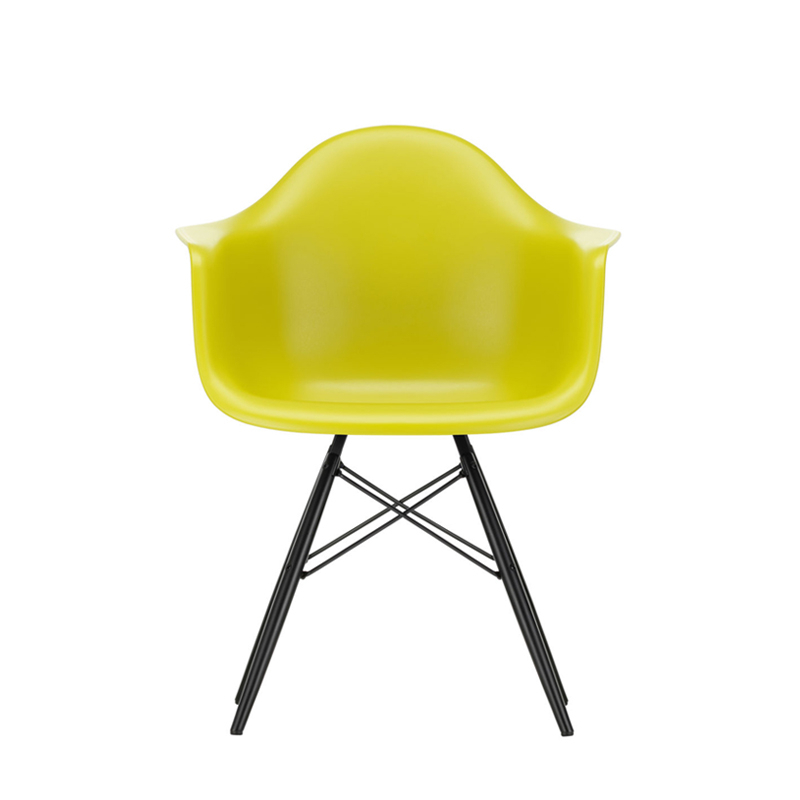 Chaise EAMES PLASTIC ARMCHAIR DAW Moutarde RE VITRA