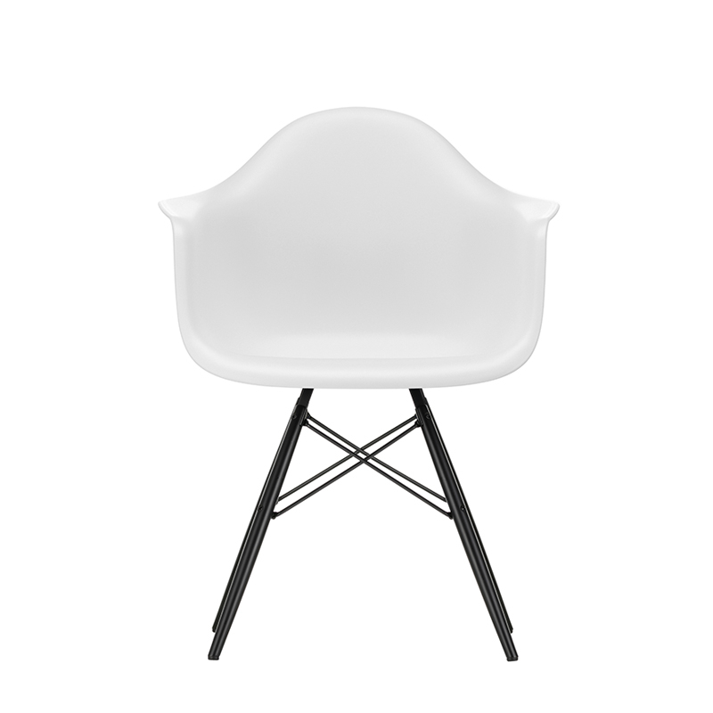 Chaise EAMES PLASTIC ARMCHAIR DAW Cotton white RE VITRA