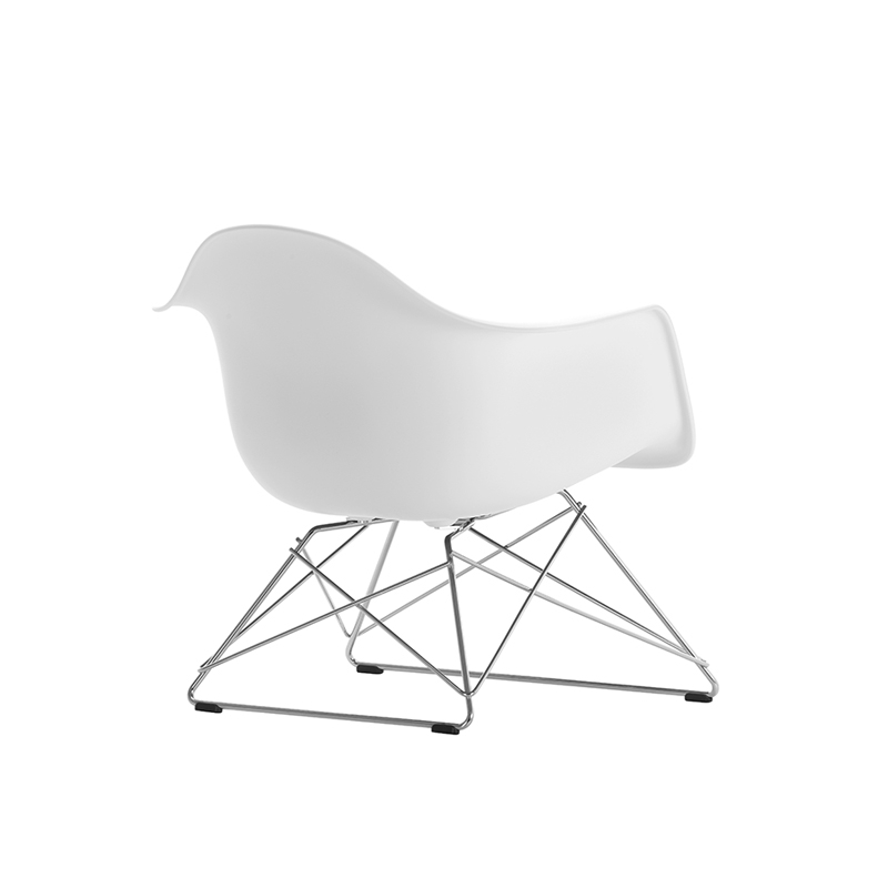 Fauteuil EAMES PLASTIC ARMCHAIR LAR Cotton white RE VITRA