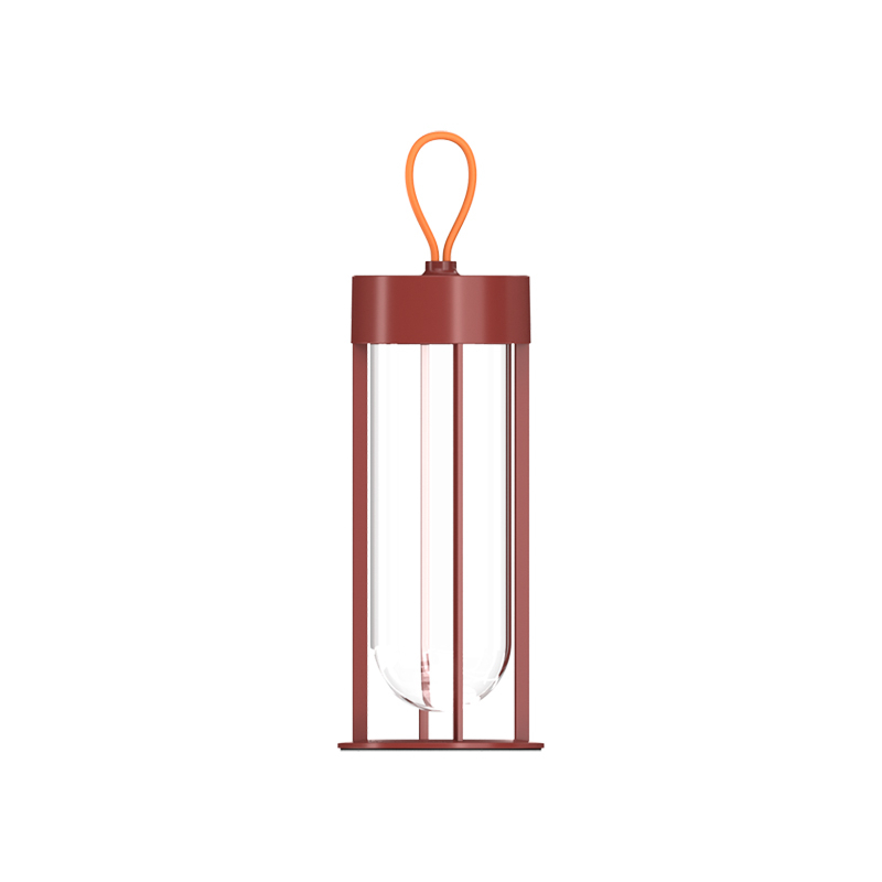 Lampe à poser IN VITRO UNPLUGGED Terracotta FLOS