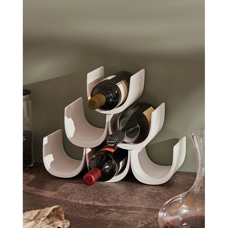 Petit rangement Porte-bouteilles NOÈ Blanc ALESSI