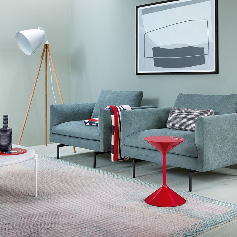 Table d'appoint guéridon TEMPO Orange ZANOTTA