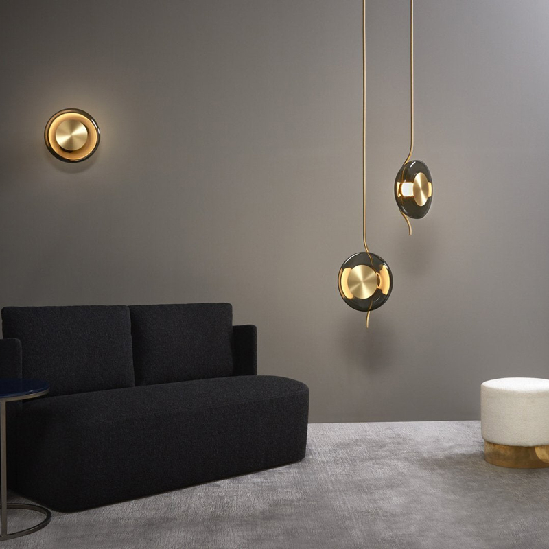 Suspension PENDULUM Laiton satiné CTO LIGHTING