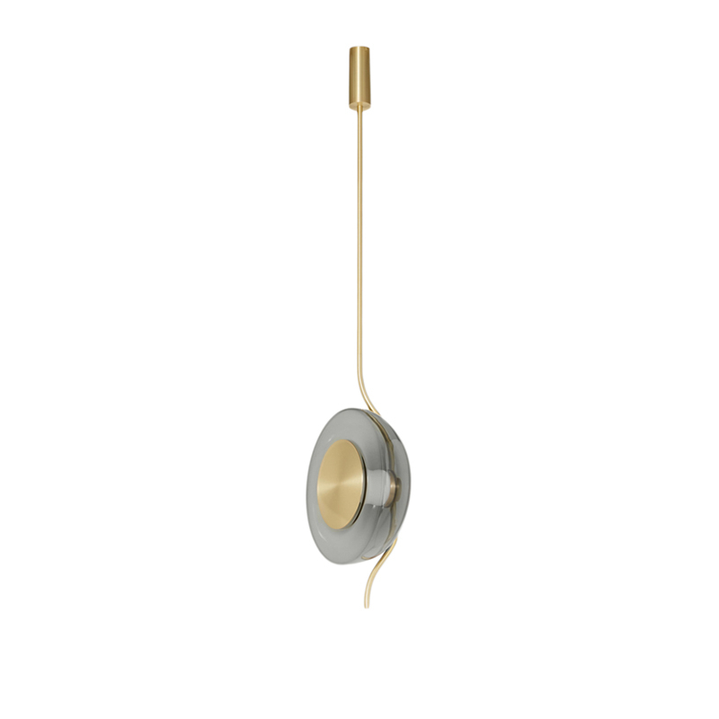 Suspension PENDULUM Laiton satiné CTO LIGHTING