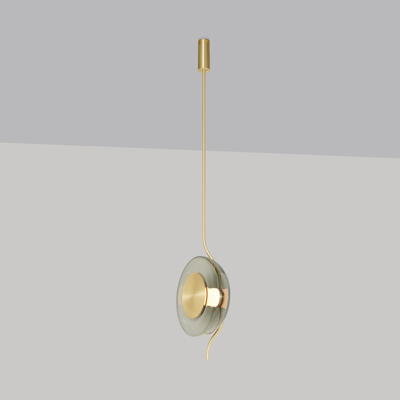 Suspension PENDULUM Laiton satiné CTO LIGHTING