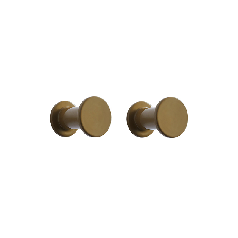 Patère Design Set de 2 patères BOLT Marron clair HAY